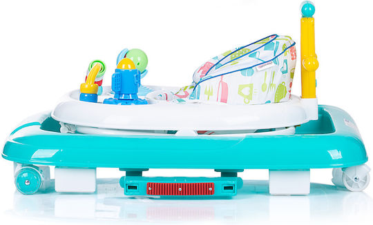 Chipolino Walker Baby Walker with Music for 6+ Months Green