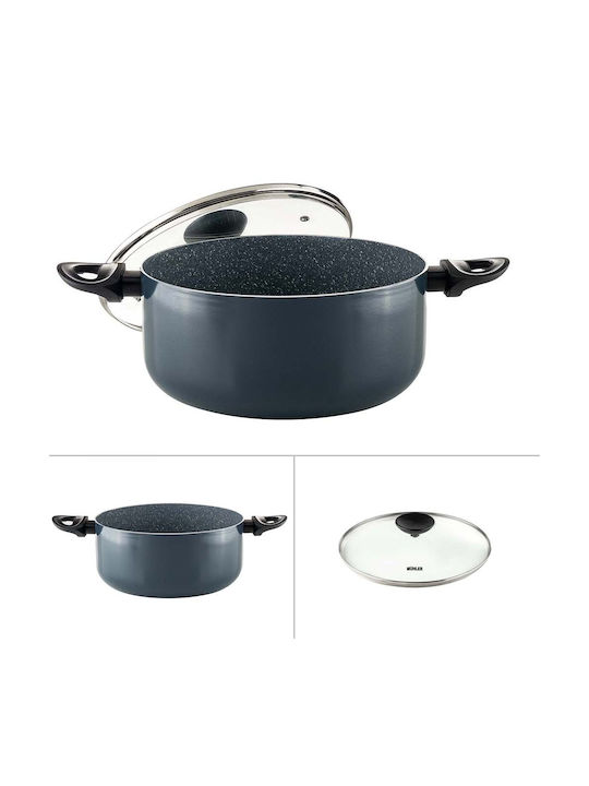 Muhler Nia Deep Pot made of Aluminum 5.8lt / 26cm