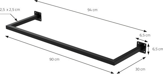 ML-Design Industrial Μεταλλική 30x90cm