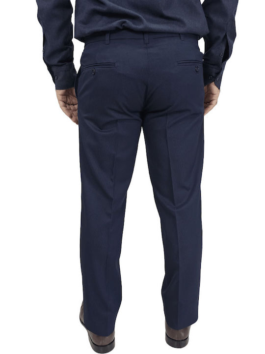 Tip Top Tailors Men's Trousers in Slim Fit Blue