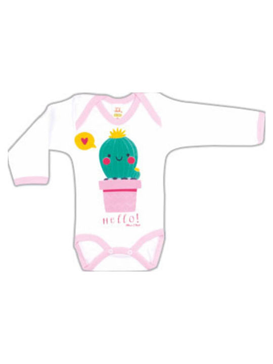 Nina Club Baby Bodysuit Set Long-Sleeved Pink