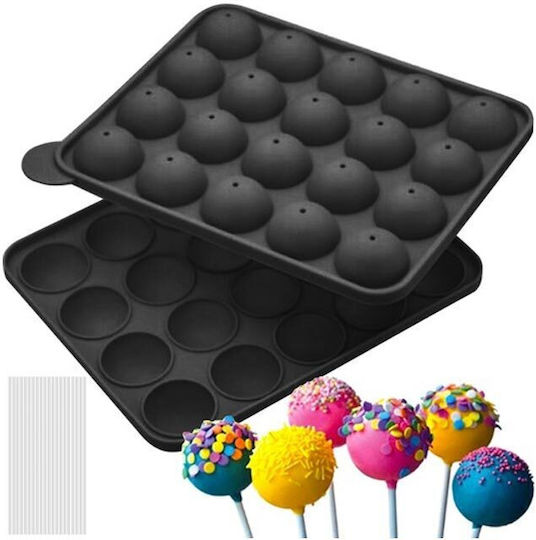 Ruhhy Silicone Lollipop 20 Cups Baking Pan 22.5x18.5x4cm