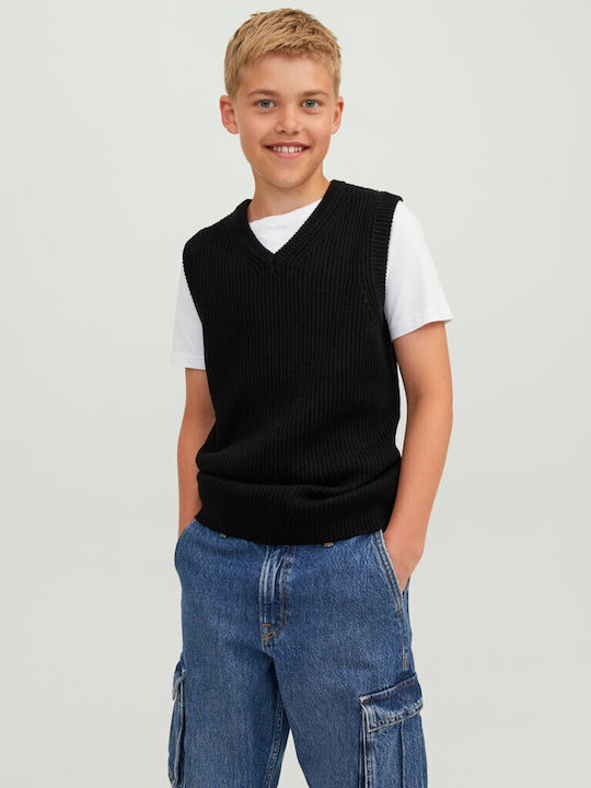 Jack & Jones Children's Vest Sleeveless Black