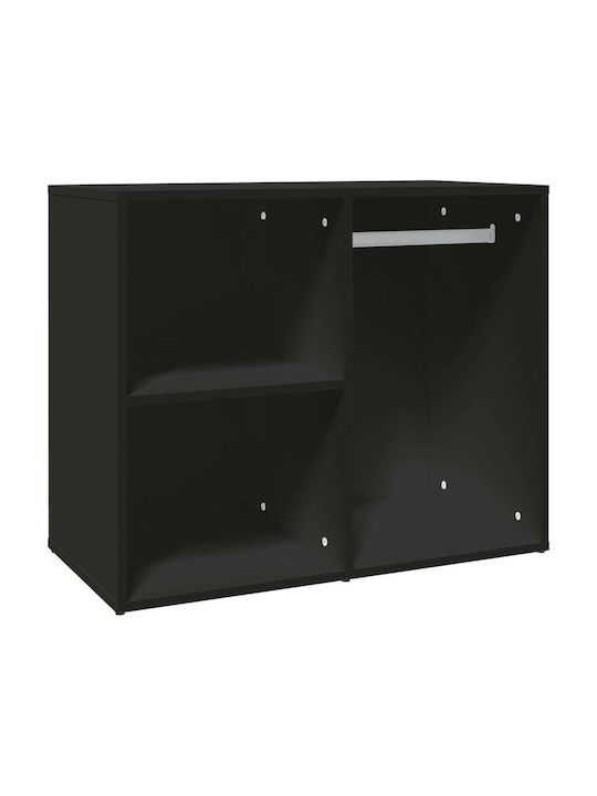 Hallway Furniture with Shoe Rack Black 80x40x65cm