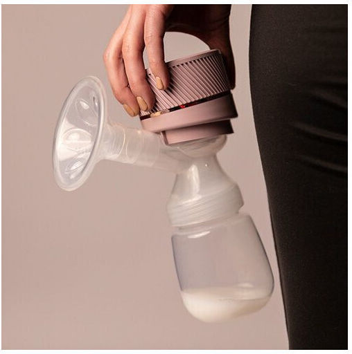Babyono Ηλεκτρικό Μονό Θήλαστρο Μπαταρίας Χωρίς BPA Ροζ 180ml