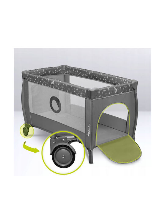 Lionelo Stefi Plus Playpen 2 Levels with Mattress Grey White