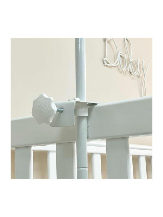 IngVart Mosquito Net Crib Tulle KUNGR2004 Gray