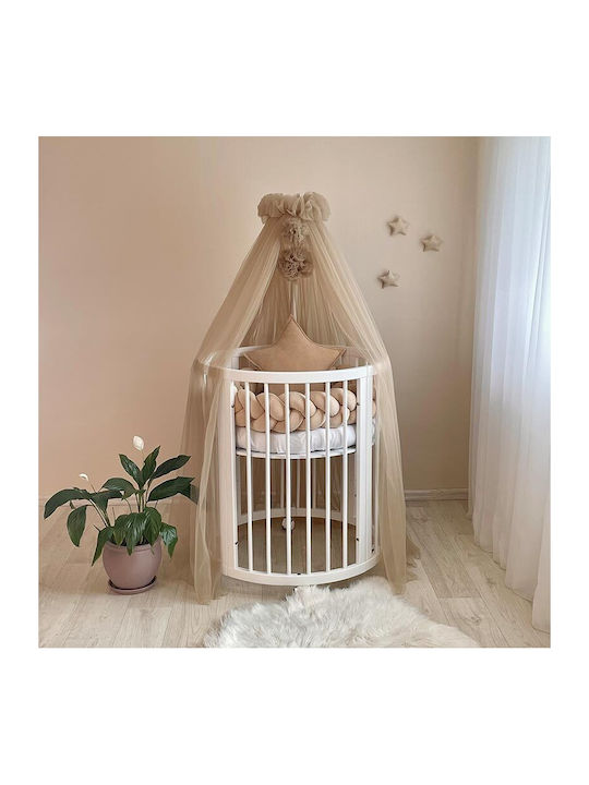 IngVart Mosquito Net Cradle Tulle KUNCP2006 Brown