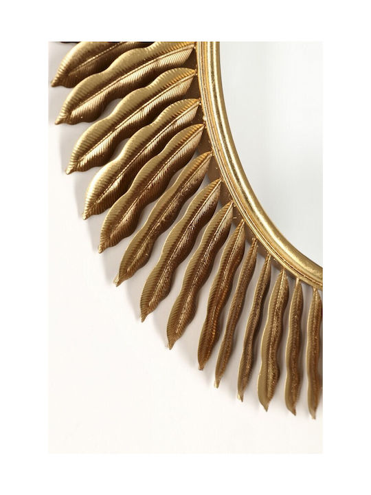 Bizzotto Rectangular Wall Mirror Gold