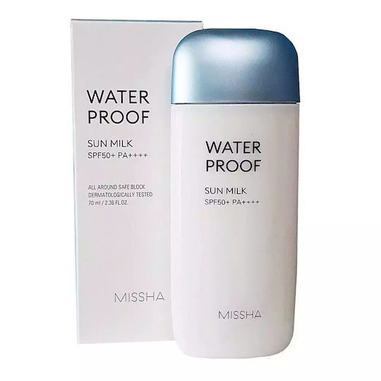 Missha All-around Safe Block Αδιάβροχη Αντηλιακή Κρέμα Σώματος SPF50 70ml