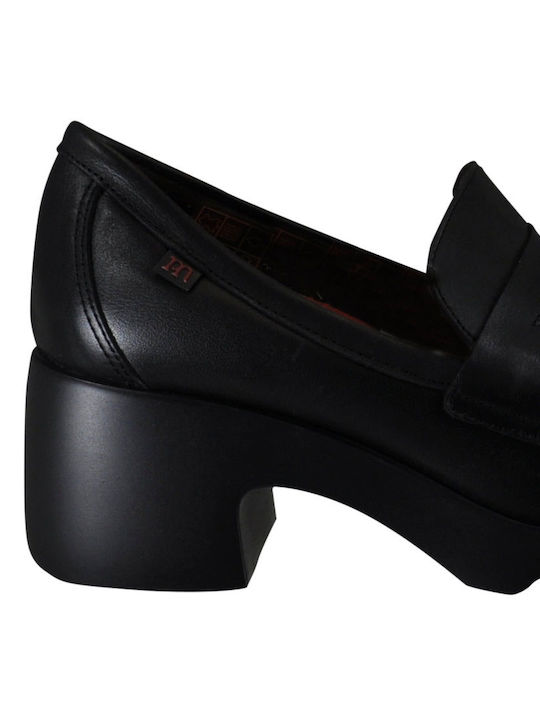 Pepe Menargues Anatomic Leather Black Heels