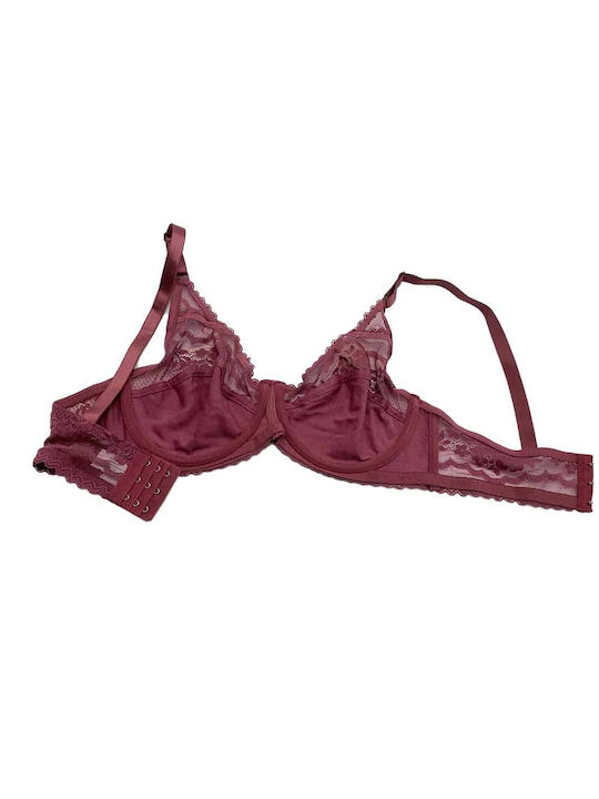 Bra Underwire Burgundy