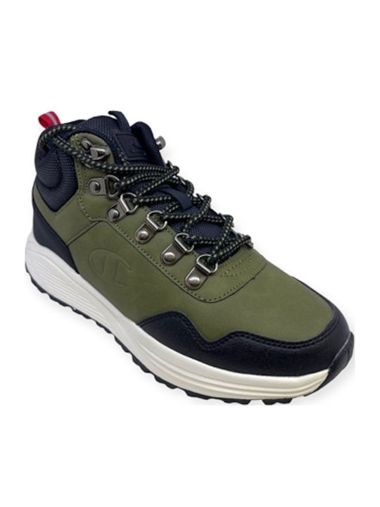 Champion Kids Hiking Boots Climb Rx Mid Khaki