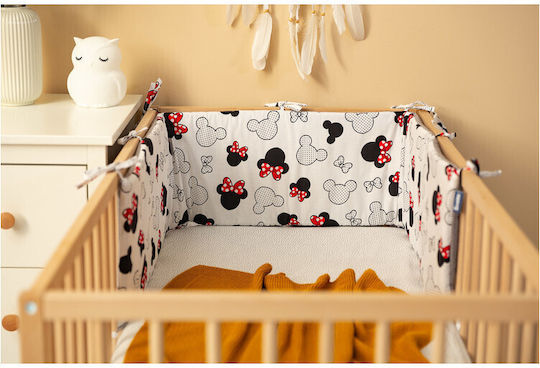Sensillo Crib Bumpers Classic Inside Gray 60x120cm