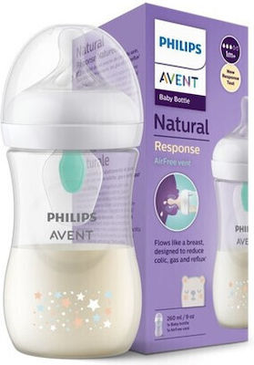 Philips Plastic Baby Bottle Natural Anti-colic with Silicone Teat 260ml 1τεμpcs