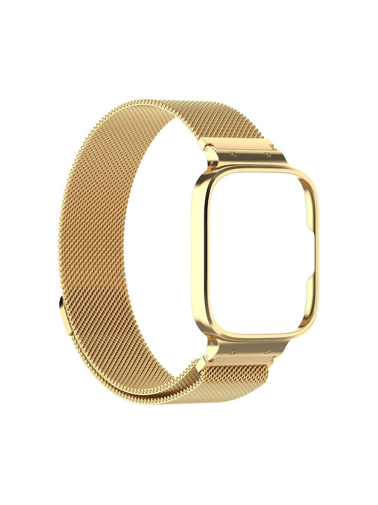Curea Oțel inoxidabil Aur (Redmi Watch 3 Active )
