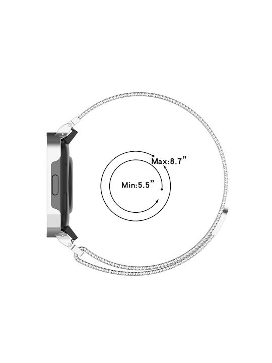 2 in 1 Milan Λουράκι Ανοξείδωτο Ατσάλι Χρυσό (Redmi Watch 3)