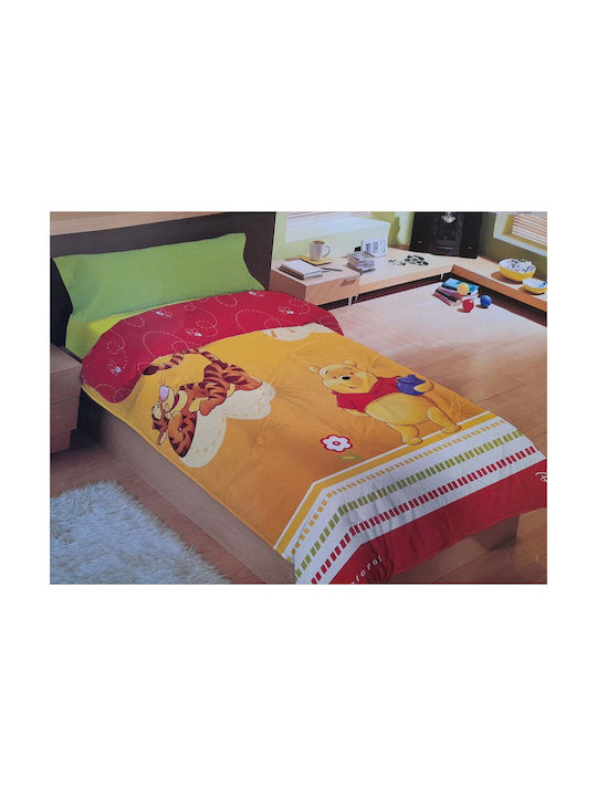 Disney Παιδικό Πάπλωμα Μονό με Γέμιση Microfiber Mickey Πολύχρωμο 150x220εκ.