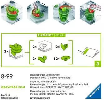 Ravensburger Element Spiral Educational Toy Gravitrax