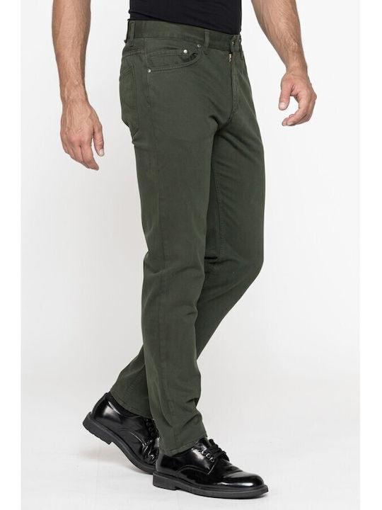 Carrera Jeans Men's Trousers in Regular Fit Green