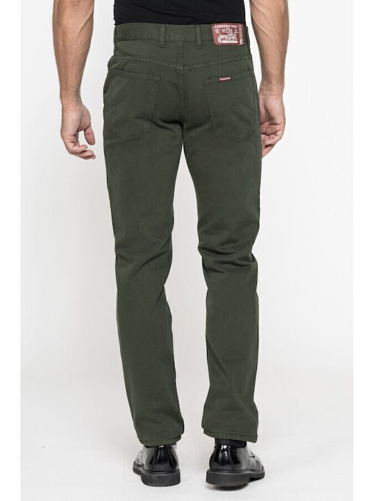 Trousers in Regular Fit Green