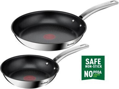 Tefal Intuition Σετ Τηγάνια από Αλουμίνιο με Αντικολλητική Επίστρωση 2τμχ
