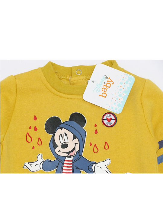 Hanorac Copii Galben Mickey Mouse
