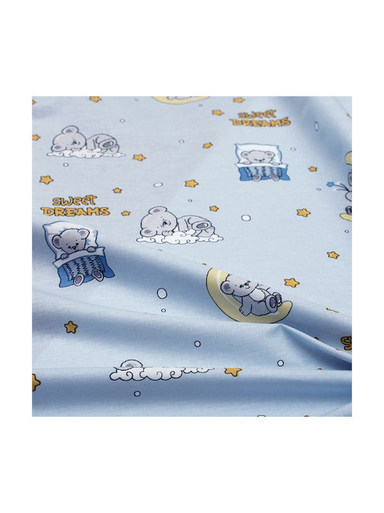 Dimcol Baby Duvet Cover Light Blue 120x160cm