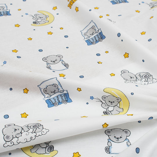 Dimcol Baby Duvet Cover Blue 120x160cm