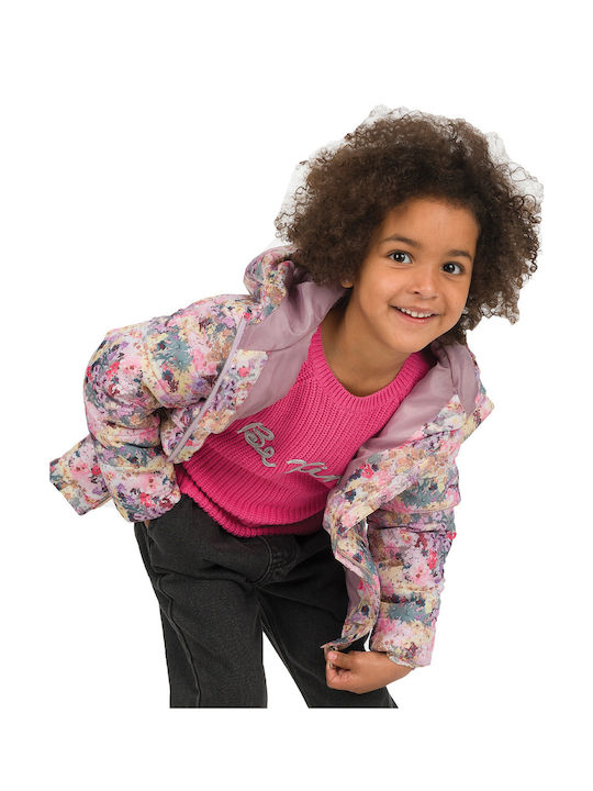 Energiers Girls Casual Jacket Pink with Ηood