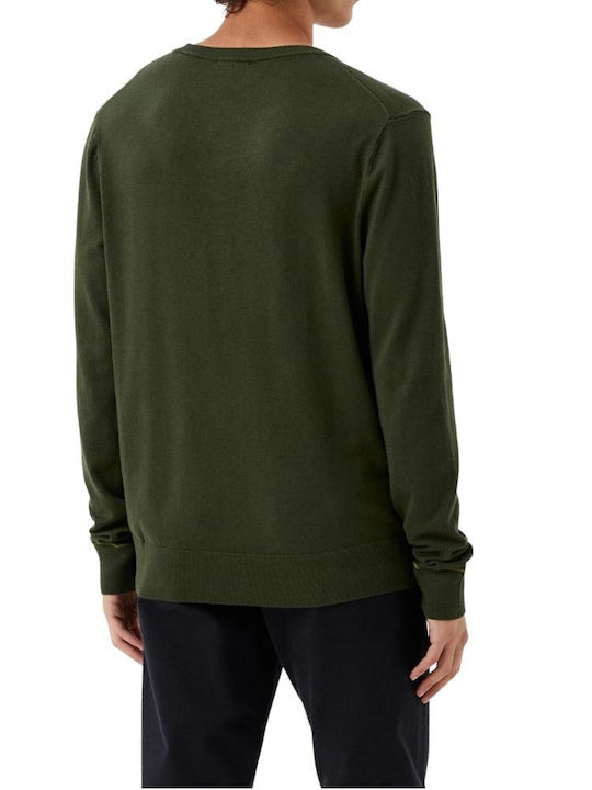 Langarm-Pullover Grün