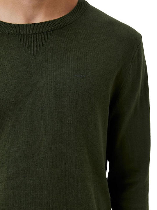 Langarm-Pullover Grün