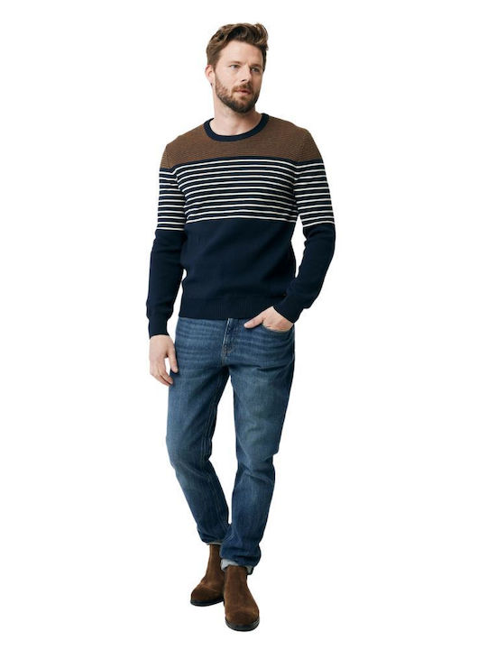 Langarm-Pullover Marineblau