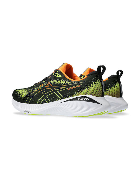 Gel-Cumulus 25 Bărbați Pantofi sport Alergare Negru / Neon Lime