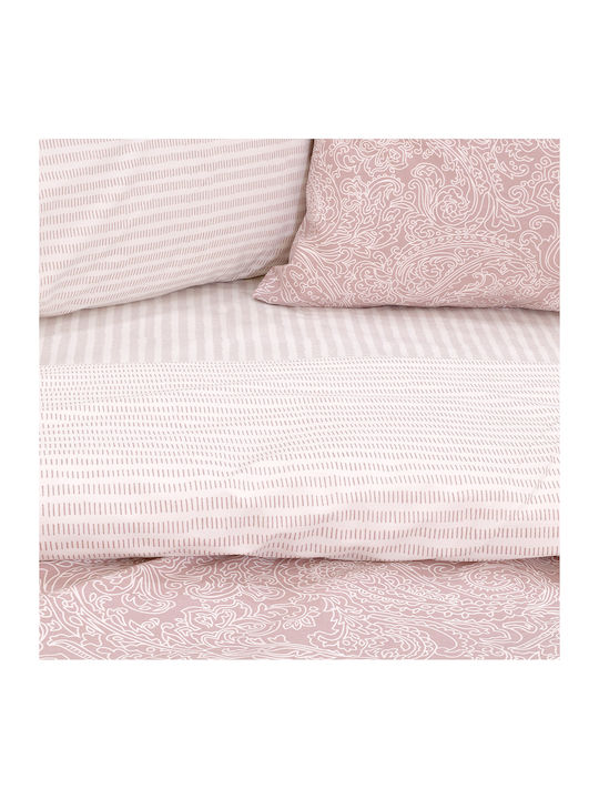 Lino Home Duvet Cover Set Cotton Single with Pillowcase 160x240 Pasilio Apple