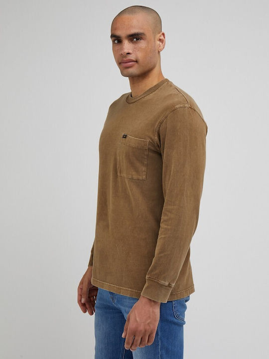 Lee Men's Long Sleeve Blouse Brown