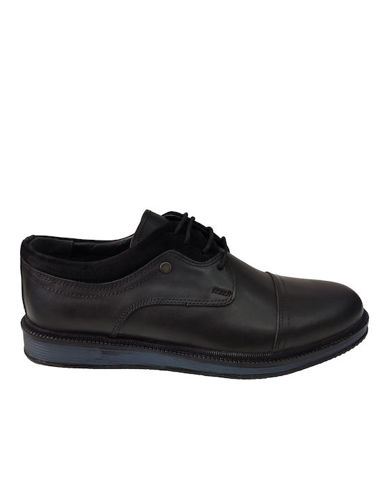 Gale Men's Leather Casual Shoes Black