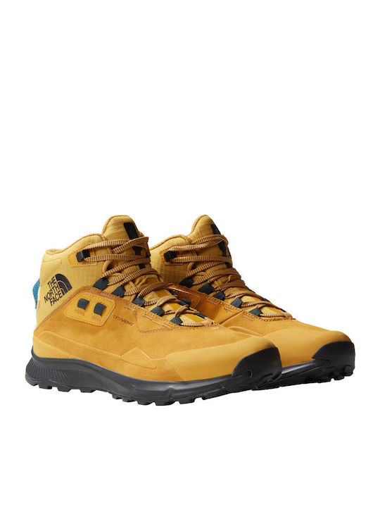 The North Face Cragstone Pantofi De Drumeție Pentru Bărbați Tip Botine Impermeabili Galbeni