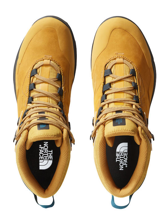 The North Face Cragstone Pantofi De Drumeție Pentru Bărbați Tip Botine Impermeabili Galbeni