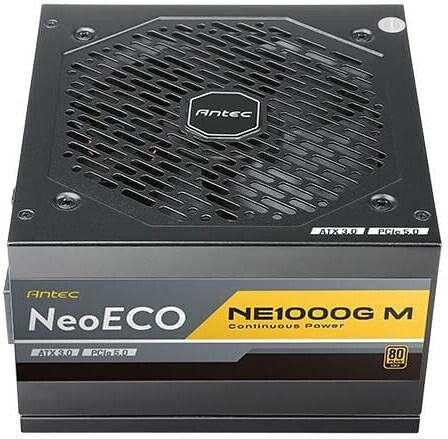 Antec NE1000G M ATX 3.0 1000W Μαύρο Τροφοδοτικό Υπολογιστή Full Modular 80 Plus Gold