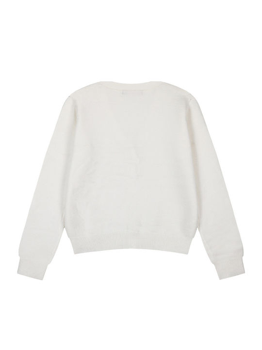 Kids Cardigan Knitted Ecru