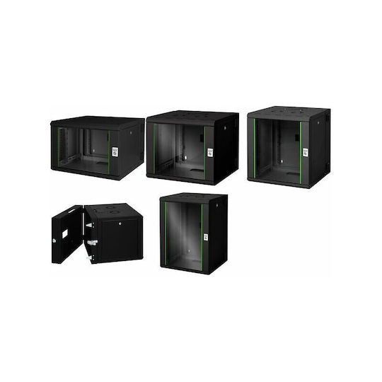 Digitus Professional Unique Montat pe perete Cabină Rack 9U 50.9x60x60cm Negru DN-19 09-U-3-SW