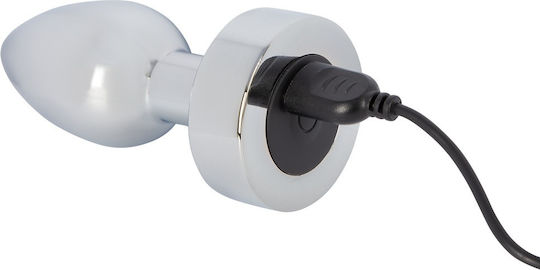 Anos Anal Plug mit Vibration Silber 9cm