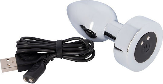 Anos Anal Plug mit Vibration Silber 9cm