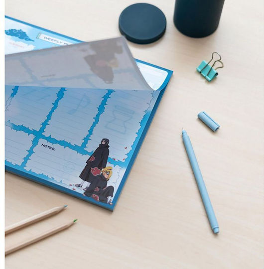 Grupo Erik Naruto Anime Collection Weekly Planner Blue 21x29cm