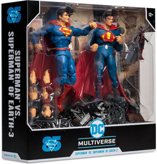 Mcfarlane Toys DC Comics: Superman vs Superman of Earth 2-Pack Φιγούρα Δράσης ύψους 18εκ. σε Κλίμακα 1:10