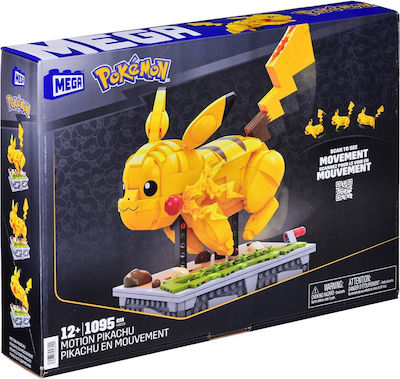 Mega Bloks Blocuri de construcție Pokémon Motion Pikachu pentru 12+ ani 1095buc