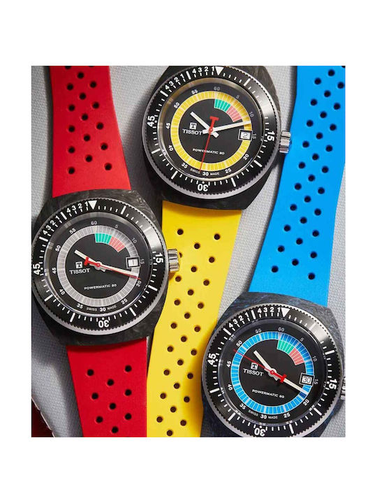 Tissot T-sport Ρολόι Μπαταρίας με Καουτσούκ Λουράκι Tissot T-sport Ρολόι Μπαταρίας με Καουτσούκ Λουράκι
