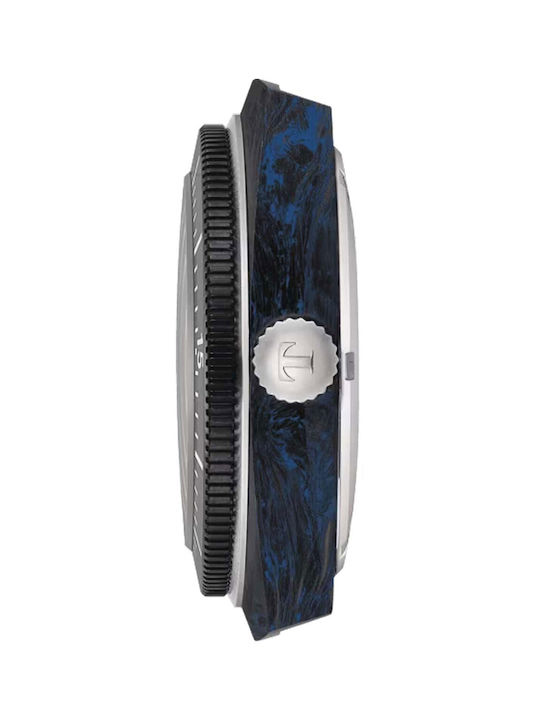 Tissot T-Sport Men's Watch Battery with Blue Rubber Strap