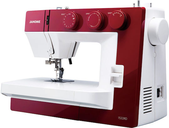 Janome Mașină De Cusut Pentru Divertisment La Domiciliu 1522 Roșie